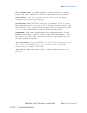 Page 344Go to:  Table of Content ^
Taken from :  http://help.apple.com/iphone/10/ Go to:  Table of Content ^
Compiled by :  iphone7userguide.com  