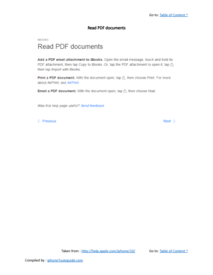 Page 352Go to:  Table of Content ^
Read PDF documents
Taken from :  http://help.apple.com/iphone/10/ Go to:  Table of Content ^
Compiled by :  iphone7userguide.com  