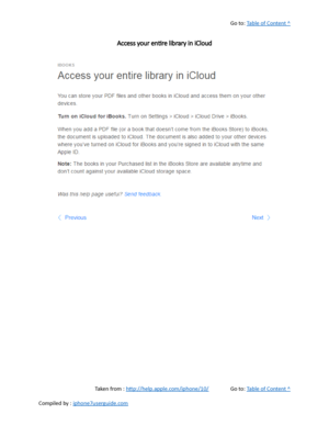 Page 353Go to:  Table of Content ^
Access your entire library in iCloud
Taken from :  http://help.apple.com/iphone/10/ Go to:  Table of Content ^
Compiled by :  iphone7userguide.com  