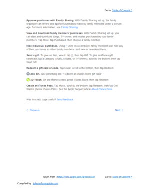 Page 359Go to:  Table of Content ^
Taken from :  http://help.apple.com/iphone/10/ Go to:  Table of Content ^
Compiled by :  iphone7userguide.com  