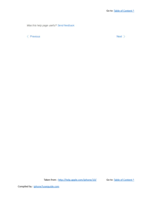Page 386Go to:  Table of Content ^
Taken from :  http://help.apple.com/iphone/10/ Go to:  Table of Content ^
Compiled by :  iphone7userguide.com  