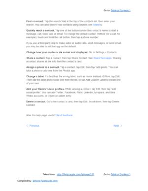 Page 414Go to:  Table of Content ^
Taken from :  http://help.apple.com/iphone/10/ Go to:  Table of Content ^
Compiled by :  iphone7userguide.com  