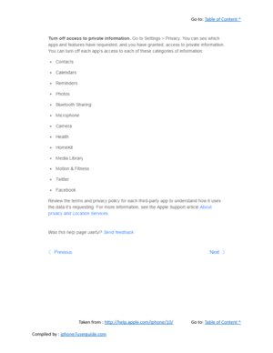 Page 460Go to:  Table of Content ^
Taken from :  http://help.apple.com/iphone/10/ Go to:  Table of Content ^
Compiled by :  iphone7userguide.com  