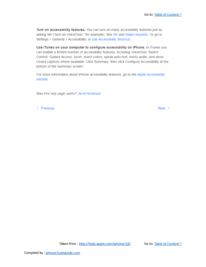 Page 483Go to:  Table of Content ^
Taken from :  http://help.apple.com/iphone/10/ Go to:  Table of Content ^
Compiled by :  iphone7userguide.com  