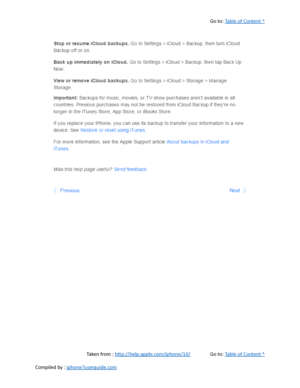 Page 50Go to:  Table of Content ^
Taken from :  http://help.apple.com/iphone/10/ Go to:  Table of Content ^
Compiled by :  iphone7userguide.com  