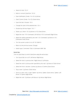 Page 505Go to:  Table of Content ^
Taken from :  http://help.apple.com/iphone/10/ Go to:  Table of Content ^
Compiled by :  iphone7userguide.com  