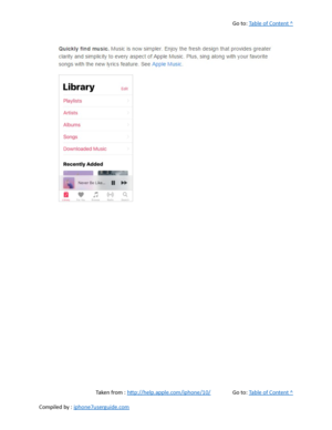 Page 61Go to:  Table of Content ^
Taken from :  http://help.apple.com/iphone/10/ Go to:  Table of Content ^
Compiled by :  iphone7userguide.com  