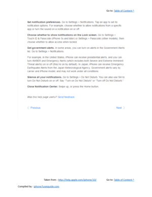 Page 77Go to:  Table of Content ^
Taken from :  http://help.apple.com/iphone/10/ Go to:  Table of Content ^
Compiled by :  iphone7userguide.com  