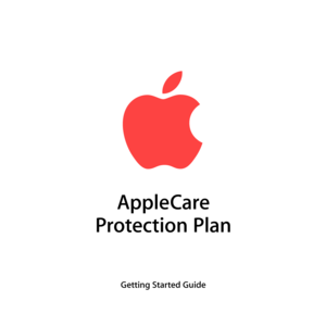 Page 1AppleCare 
Protection Plan
Getting Started Guide  