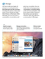 Page 14Just log in with your Apple ID,  
and you can send and receive  
both iMessage and SMS messages, 
including text, photos, videos, and 
more, to your friends on a Mac,  
iPad, iPhone, or iPod touch. With 
iMessage, you can even start a 
conversation on one device and  pick it up on another. You can  
easily start and manage group 
conversations, including adding  
a title and new participants. And 
 
if you want to talk to someone  
face to face, you can start a 
FaceTime video call* right from   
a...
