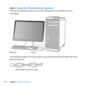 Page 16%JCRVGT4GCF[5GV7R)Q
5VGR%QPPGEVVJG75$ECDNGHTQO[QWTMG[DQCTF
%QPPGEVVJGMG[DQCTFECDNGVQQPGQHVJG75$RQTVU
dQP[QWT/CE2TQQTQP
VJGFKURNC[
MouseKeyboard
+HVJGMG[DQCTFECDNGKUP