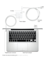 Page 4To learn more about the battery, go to www.apple.com/batteries.
Multi-Touch trackpad
MagSafe power connector Power adapter
Power 
button
AC plug
AC power 
cord 