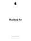 Page 1MacBook Air
Important Product Information Guide  