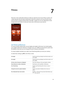 Page 347
  34
Fitness
iPod nano comes with built-in features to help you make the most of your fitness routines. Set 
a daily step goal with the built-in pedometer, create Run workouts set to your favorite music, 
and use iTunes to upload workout data to the Nike+ website. You can use a Bluetooth LE (low 
energy) heart rate monitor to track your heart rate on iPod nano as you exercise.
Set Fitness preferences
For more accurate workout data, set your height and weight in iPod nano. You should update 
your weight...