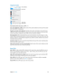 Page 112 Chapter  24    iBooks 11 2
Organize books
Sort the list.
View collections.
View on the 
iBooks Store
View books by title or by cover. Tap  or .
View only audiobooks or PDFs. Tap the name of the current collection (at the top of the screen) 
then choose PDFs or Audiobooks.
Organize your books with collections. Tap Select, then select some books to move them into a 
collection. To edit or create collections, tap the name of the current collection (at the top of the 
screen). Some built-in collections,...