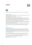 Page 158Settings
32
Settings lets you configure iPhone, set app options, add accounts, and enter other preferences.
Airplane mode
Airplane mode disables the wireless features in order to reduce potential interference with aircraft 
operation and other electrical equipment.
Turn on airplane mode:  Go to Settings and turn on airplane mode.
When airplane mode is on, 
 appears in the status bar at the top of the screen. No phone, Wi-Fi, 
or Bluetooth signals are emitted from iPhone, and GPS reception is turned off....