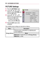 Page 5858CUSTOMIZING	SETTINGS
PICTURE	Settings
1 Press the SETTINGS button.
2 Use the  ,  ,  , or  buttons to select PICTURE and press the OK button.
3 Use the  ,  ,  , or  button to set up the desired item and press the OK button. -To return to the previous menu, press the  button.
4 Press the EXIT	button when completed.
	
• 1C1A00030028005100480055004A005C0003003600440059004C0051004A0003 001D00030030004C0051004C005000580050
	
• 0033004C00460057005800550048000300300052004700480003...