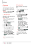 Page 2624   
%QPVCEVU
Contacts
The Contacts menu allows you to 
store names, phone numbers and 
other information in your phone’s 
memory. 
Shortcut The Right Select key  is 
a shortcut key to the Contact List.
1. New Contact
Allows you to add a new contact to 
your Contact List.
NOTE  Using this submenu, the number 
is sa
ved as a new Contact, not into an 
existing Contact.
1.  Open the phone and press the 
OK key   MENU
. 
2. Pr
ess 
  Contacts .
3. Press 
  New Contact .
4.  Enter the name and press the...
