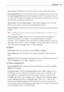 Page 187185Settings
 Invert colors: Checkmark to invert the colors of the screen and content.
  Color adjustment
: Sets to view the screen with greater color contrast. Tap 
the Color adjustment switch at the top right corner of the screen to turn it 
on. Then tap the screen and drag across the screen in any direction unti\
l you 
see the color contrast you want to use.
  Touch zoom
: Tap the Touch zoom switch  to toggle it On or Off. On  
allows you to zoom in and out by triple-tapping the screen.
  Screen...