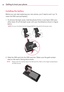 Page 1212Getting to know your phone
Installing the battery
Before	you	can	start	 exploring	 your	new	 phone,	 you'll	need	to	set	 it	up.	 To	
insert	 the	SIM	 card	 and	battery:
1.	 To	remove	 the	back	 cover,	 hold	the	phone	 firmly	in	one	 hand.	 With	your	
other	 hand,	 lift	off	 the	 back	 cover	 with	your	 thumbnail	 as	shown	 in	figure 	
below.
   noTE  
Put	 your	 thumbnail	 into	the	Charger/USB	 Port	hole	 and	lift	off	 the	 back	 cover.
 
2.	 Slide	 the	SIM	 card	 into	the	SIM	 card	 slot.	Make...