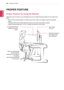 Page 36ENGLISH
36PRoPeR PosTURe
PRoPeR PosTURe
Proper Posture for Using the Monitor
Adjust the screen so that you can comfortably look at it at a slight dow\
nward angle from your natural eye 
level.
 yTake a break for approximately 10 minutes every hour to reduce any fatigu\
e caused by prolonged  
usage.
 yThe stand of the touch monitor allows the product to be used in the opti\
mum position.
 yAdjust the stand angle from -5° to 15° to obtain the best view of \
the screen.
You should be looking slightly down...