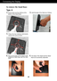 Page 6Connecting the Display
A5
To remove the Stand Base: 
2.
Hold the body of the Stand as it follows.
Type. A
3.Press the four latches individually
toward each end as shown. 
5.The body of the Stand and the Stand
Base are successfully separated.4.Pull up the body of the Stand while
holding the Stand Base with the other
hand. 
1.Ensure there are four latches at the
bottom of the Stand Base.
  