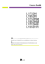 Page 1Make sure to read the Important Precautionsbefore using the product. 
Keep the User's Guide(CD) in an accessible place for furture reference.
See the label attached on the product and give the information to your
dealer when you ask for service.
L1753H
L1953H
L1753HM
L1953HM
L1753HR
L1953HR
User’s Guide
 