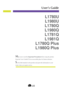 Page 1Make sure to read the Important Precautions before using the product. 
Keep the Users Guide(CD) in an accessible place for furture reference\
.
See the label attached on the product and quote this information to your
dealer when you require service.
User’s Guide
L1780U
L1980U
L1780Q
L1980Q
L1781Q
L1981Q
L1780Q Plus
L1980Q Plus
 
