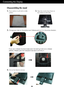 Page 5A4
Connecting the Display
Disassembling the stand
1.Put a cushion or soft cloth on aflat
surface.
3.Change your lock on the product as it follows and turn it in the arrow d\
irection.
2.Place the monitor face Down on
the cushion or soft cloth.
If you cant release the stand base even the locking knob is at a releas\
e
position, Please push the indicated knob down and retry it.
4.Pull out the Stand to remove.
 