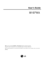 Page 1Make sure to read the Safety Precautionsbefore using the product. 
Keep the Users Guide(CD) in an accessible place for furture reference.
See the label attached on the product and give the information to your dealer when you ask for
service.
M197WA
User’s Guide
 