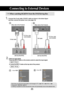 Page 2323
Connecting to External Devices
Connect the D-sub cable, RCA/PC cable as shown in the below figure 
and then connect the power cord. (see page 19)
RGB(PC/DTV) IN  AUDIO
(RGB/DVI) IN
[Rear side of the Product]
[Set-top Box/DVD] D-Sub cable
RCA-Stereocable
(not included)
When watching RGB/DVI from the DVD/Set-top Box
Select an input signal.
Press the INPUT button on the remote control to select the input signal. 
Or, press the INPUT button at the top side of the product.2. 1.
INPUT OK
INPUT OK
Input 
TV...