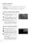 Page 7978
DIGITAL TELETEXT
Press  the  numeric  or PR  +or -button  to  select  a  digital
service which broadcasts digital teletext. 
To  know  which  are  digital  teletext  services,  refer  to  the
EPG service list. 
Follow the indications on digital teletext and move onto the
next  step  by  pressing TEXT, OK, 
D or E, F or G, RED,
GREEN, YELLOW, BLUEor NUMBERbuttons and so on. 
To  change  digital  teletext  service,  just  select  a  different
service by the numeric or PR +or -button. 
If  pressing  the...