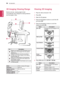 Page 56ENGLISH
563D IMAGING
Viewing 3D Imaging
1	 Play	the	video	produced	in	3D.
2	 Press	3D.
3	 Wear	the	3D	glasses.
4	 Press	the	Navigation	buttons	to	scroll	the	OK	
and	press	OK.
5	 Press	the	Navigation	buttons	to	scroll	the	
shape	and	press	OK.
ModeDescription
2D  3DChanged	from	2D	imaging	to	3D	imaging.
2D3D
Side by Side
Top & Bottom
Checker Board
Frame Sequential
6		 Press	3D	button	to	to	2D Off	or	3D Off.
ModeDescription
3D  2DDisplays	images	in	2D	without	any	3D	effects.
2D  3DDisplays	images	in	3D.
3D...