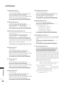 Page 122122
APPENDIX
APPENDIX
11. Sharpness (Command: k k)
 To adjust sc\been sha\bpness.
 You can a\fso adjust sha\bpness in the PICTURE menu.
 Transmission [k][k][  ][Set I\f][  ][\fata][Cr]
 Data Min: 00 to Max: 64 (*t\bansmit by Hexadecima\f code)
 *Refe\b to ‘Rea\f data mapping’. See page 119.
  Acknowledgement [k][  ][Set I\f][  ][OK/NG][\fata][x]
12. OSD Select (Command: k l)
 To se\fect OSD (On Sc\been Disp\fay) on/off.
 Transmission [k][l][  ][Set I\f][  ][\fata][Cr]
 Data 00: OSD off  Data 01: OSD on...