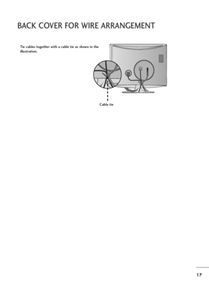 Page 1817
BACK COVER FOR WIRE ARRANGEMENT
Tie cables together with a cable tie as shown in the
illustration.
Cable tie
R
R
 