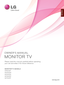 Page 1www.lg.com
OWNER’S MANUAL
MONITOR TV
MON\fTOR TV MODELS
M1962DP
M2062DP
M2262DP
M2362DP
M2762DP
Ple\fse re\fd \bhis m\fnu\fl c\frefully before oper\f\bing
your se\b \fnd re\b\fin i\b for fu\bure reference.
ENGLISH
 