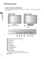 Page 44
PREPARATION
PREPARATION
FRONT PANEL CONTROLS
 ■This  is  a  simplified  representation  of  the  front  panel.  The  image  shown  may  be  somewhat  different 
from your set.
M2080D / M2280D 
M2380D / M2780D M2080DF / M2280DF
 
M2380DF / M2780DF
IR receiver (Remote controller receiver)
INPUT Button
WOOFER MENU Button
OK Button
VOLUME Button
PROGRAMME Button
Power Button
Power Indicator
Illuminates blue when the set is switched on.
Note:  You can adjust Power indicator in the OPTION menu.
1
5
3
7
2
6...