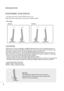 Page 76
PREPARATION
POSITIONING YOUR DISPLAY
The image shown may be somewhat different from your set.
Adjust the position of the panel in various ways for maximum comfort.
• • 
 T
Ti
il
lt
t 
 r
ra
an
ng
ge
e
LOCATION
Position your set so that no bright light or sunlight falls directly onto the screen. Care should be taken not to
expose the set to any unnecessary vibration, moisture, dust or heat. Also, ensure that the set is placed in a posi-
tion to allow a free flow of air. Do not cover the ventilation...