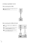 Page 1110
EXTERNAL EQUIPMENT SETUP
When connecting with a HDMI
Connect  the  HDMI  output  of  the  digital  set-top  box  to  the
H HD
DM
MI
I 
 I
IN
N
jack on the set.1
Connect  the  digital  set-top  box  to H HD
DM
MI
I 
 I
IN
N 
 
jack  on
the set.
Connect  the  audio  output  of  the  digital  set-top  box  to
the A AU
UD
DI
IO
O 
 I
IN
N 
 (
(R
RG
GB
B/
/D
DV
VI
I)
) 
 
jack on the set.
Turn on the digital set-top box. (
Refer to the owner’s
manual for the digital set-top box.)
2
3
1
When connecting with...