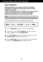 Page 15A13
On Screen Display (OSD) Control Adjustment
Screen Adjustment
Making adjustments to the image size, position and operating
parameters of the display is quick and easy with the On Screen
Display Control system. 
A short example is given below to familiarize you with the use of the
controls. The following section is an outline of the available
adjustments and selections you can make using the OSD.
To make adjustments in the On Screen Display, follow these steps:
Press the MENU Button, then the main menu...