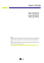 Page 1
Make sure to read the Important Precautions before using the product.  
Keep the Users Guide(CD) in an accessible place for future reference.\
See the label attached on the product and give the information to your
dealer when you ask for service.
W1930S
W2230S
User’s Guide
 