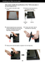 Page 25A24
Installing the Wall mount plate
This monitor satisfies the specifications of the  Wall mount plate or
the interchange device.
1.Put a cushion or soft cloth on aflat
surface.2.Place the monitor face Down on
the cushion or soft cloth.
3.Hold the Head Part with one hand and
hold the Stand Base Part with the other
as shown in the picture and pull the
Stand Base Part lightly upward  
5.Please pull the stand body lightly to separate it from the hinge body. 
Stand Base
PartHead Part
4.Pushing Latch inside,...