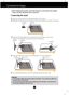 Page 4Stand Body Stand Base
Stand Base
A3
Connecting the Display
Important
This illustration depicts the general model of connection. Your monitor may differ from
the items shown in the picture.
Do not carry the product upside down holding only the stand base. The product may
fall and get damaged or injure your foot.
Before setting up the monitor, ensure that the power to the monitor, the computer
system, and other attached devices is turned off.
Connecting the stand 
1.Place the monitor with its front facing...