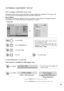 Page 2423
EXTERNAL EQUIPMENT SETUP
1
Automatically adjusts picture position and minimizes image instability. After adjustment, if the image is still
not correct, your set is functioning properly but needs further adjustment.
A Au
ut
to
o 
 c
co
on
nf
fi
ig
gu
ur
re
e
This function is for automatic adjustment of the screen position, clock, and phase The displayed image will
be unstable for a few seconds while the auto configuration is in progress.
Auto Configure (RGB [PC] mode only)
•If  the  position  of  the...