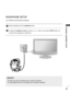 Page 2929
EXTERNAL  EQUIPMENT  SETUP
HEADPHONE SETUP
Plug the headphone into the headphone socket. 
To adjust the headphone volume, press the  + or - button. If you press the MUTE button, the 
sound from the headphone is switched off.
1
2
You can listen the sound through the headphone.
NOTE
 ► AUDIO menu items are disabled when connecting a headphone.
 ► Optical Digital Audio Out is not available when connecting a headphone.
!
   