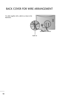 Page 1918
BACK COVER FOR WIRE ARRANGEMENT
Tie cables together with a cable tie as shown in the
illustration.
Cable tie
R
R
 