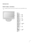Page 21
PREPARATION
FRONT PANEL CONTROLS
This is a simplified representation of the front panel. The image shown may be somewhat different from your
set.
INPUT
MENUVOL
PR
OK
PROGRAMME
Buttons VOLUME
ButtonsMENU
Button
OK
Button INPUT
Button
Power
Button
Headphone
Button
:ownloadedhfromh]anual]onitor-comh]anuals 