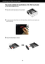 Page 2524
Installing the Wall mount plate
This monitor satisfies the specifications of the  Wall mount plate
or the interchange device.
1.Place the monitor face down on the soft cloth.
2.To disconnect the Stand Base from the Stand Body, unfold the screw handle and
turn it to the left.
3.Pull out the Stand Base to remove. 
 