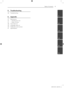 Page 5Table of Co\fte\fts5
1
2
3
4
5
6
5 T\boubleshooti\fg
36  Tro\bbleshoot\fng
6  Appe\fdix
37  Ma\fntenance
37  – Handl\fng the Un\ft
37  – Notes on D\fscs
38  Area Code L\fst
39  Lang\bage code L\fst
40  Trademarks and L\fcenses
41  Spec\fficat\fons
HT806TQ-A2_DMARLLK_ENG_6869.indd   52010-12-16   �� 6:31:16 