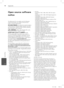 Page 9696Appendix
Appendix
 7
Open source software 
notice
The following GPL executables and LGPL libraries 
used in this product are subject to the GPL2.0/
LGPL2.1 License Agreements:
GPL EXECUTABLES: Linux kernel 2.6, bash, busybox, 
cramfs, dhcpcd, e2fsprogs, fdisk, mkdosfs, mtd-utils, 
net-tools, procps, samba-3.0.25b, sysutils, tcpdump, 
tftpd, tinylogin, unzip, utelnetd
LGPL LIBRARIES: uClibc, DirectFB, blowfi sh, cairo, 
ff  mpeg, iconv, libusb, mpg123, webkit 
gSOAP Public License 1.3 LIBRARY: gsoap 
LG...